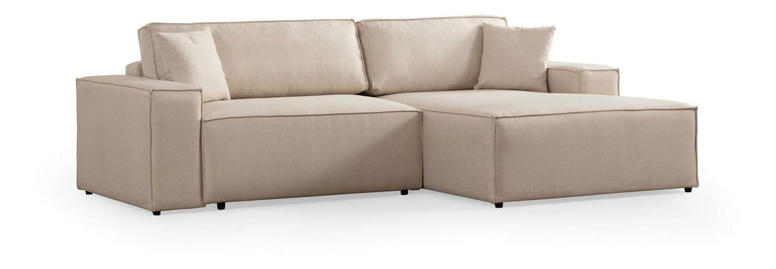 Rohová sedačka Pirlofenzza (s úl. prostorem) (P) (ecru)