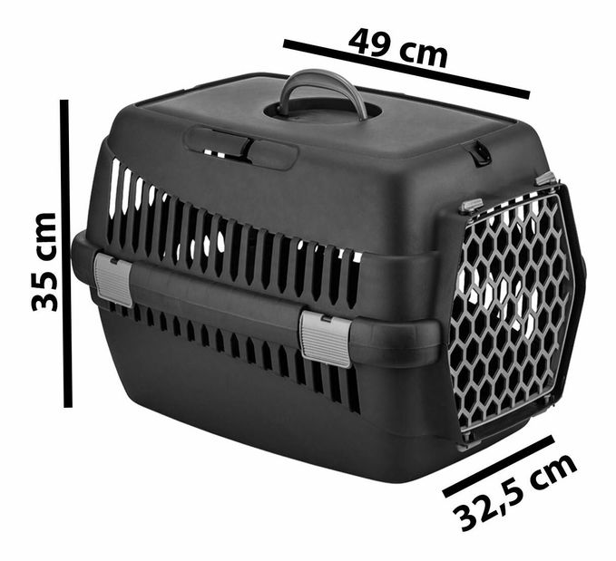 Domeček pro psa Dora (modrá + černá)