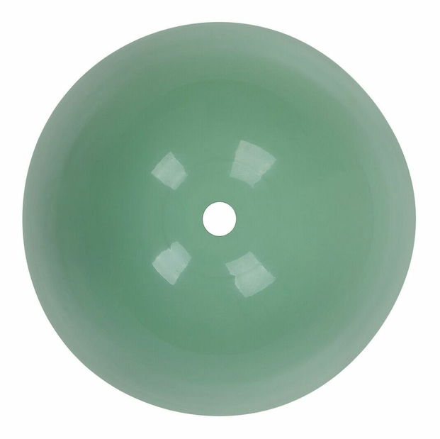 Stojanový květináč Lefi (mátová + zlatá)