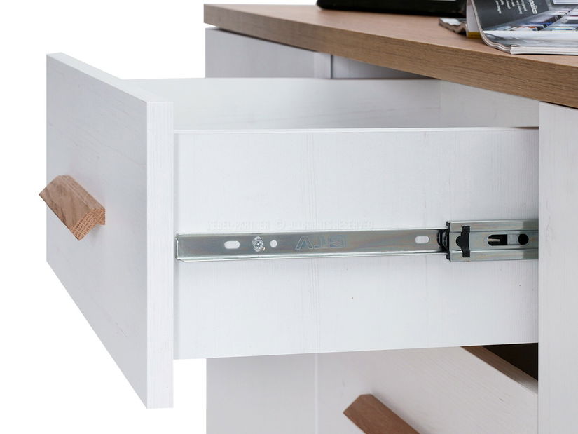 Komoda Balones BG09 (bílá + dub)