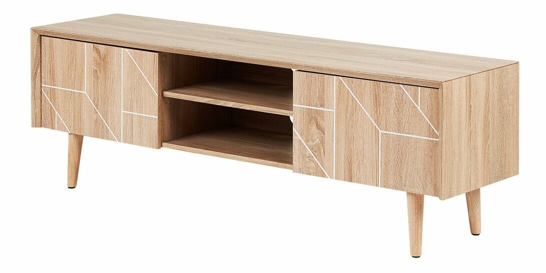 TV stolek Fred (světlé dřevo)