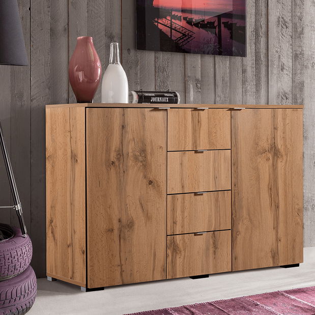 Kombinovaná komoda typ 1 Milara (dub wotan)