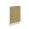 Dvířka na vestavnou myčku nádobí Carminia ZM 570x446 (dub cremona + bílá)