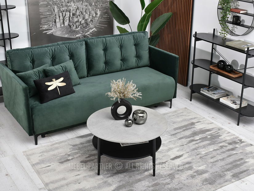 Konferenční stolek Randolf Xl (betonová + černá)