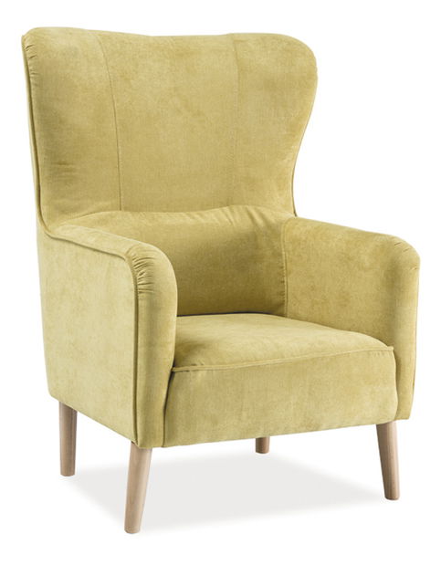 Relaxační křeslo Rest (hořčicová)