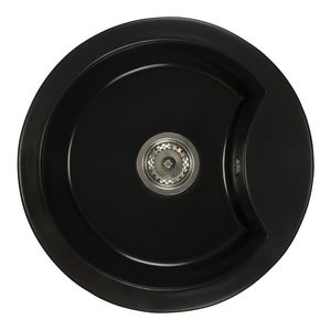 Kuchyňský dřez Mellusa (černá) (bez otvoru pro baterii)