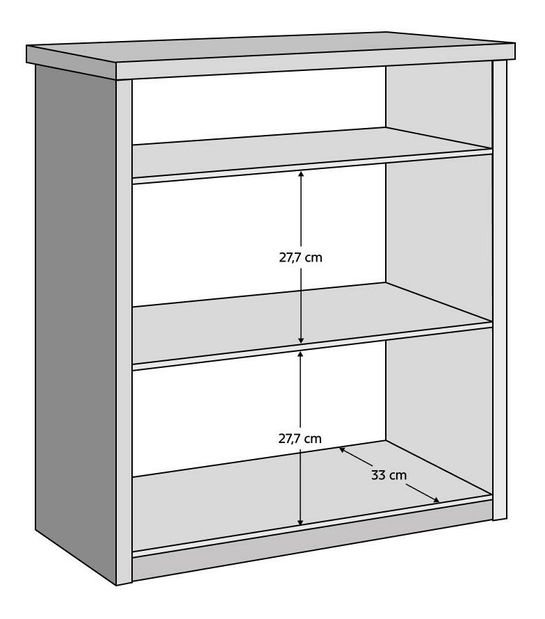 Skříňka Alegre (antracit + dub cremona)
