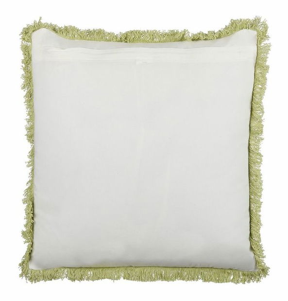 Ozdobný polštář 45 x 45 cm Filix (zelená)