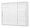 Šatní skříň Arrun (bílá + bílá)
