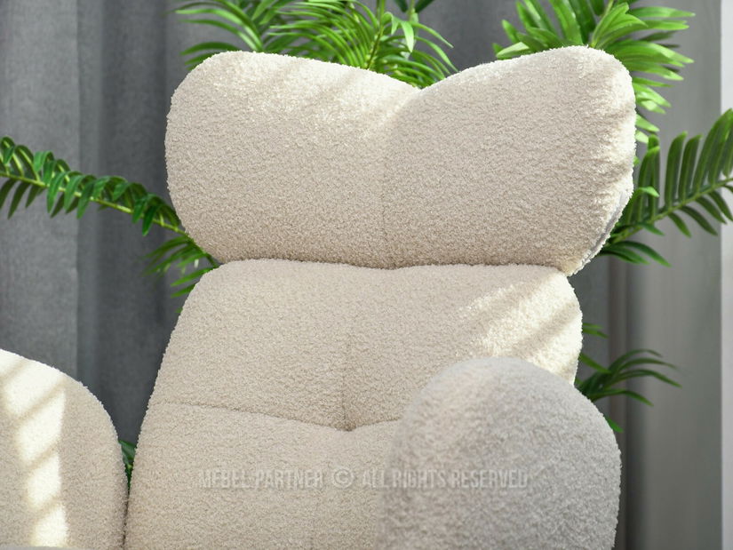 Židle Meda (krémová + černá)