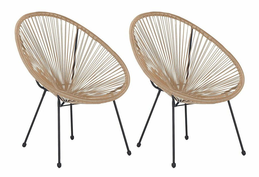 Zahradní ratanový set Alvarez (přírodní)