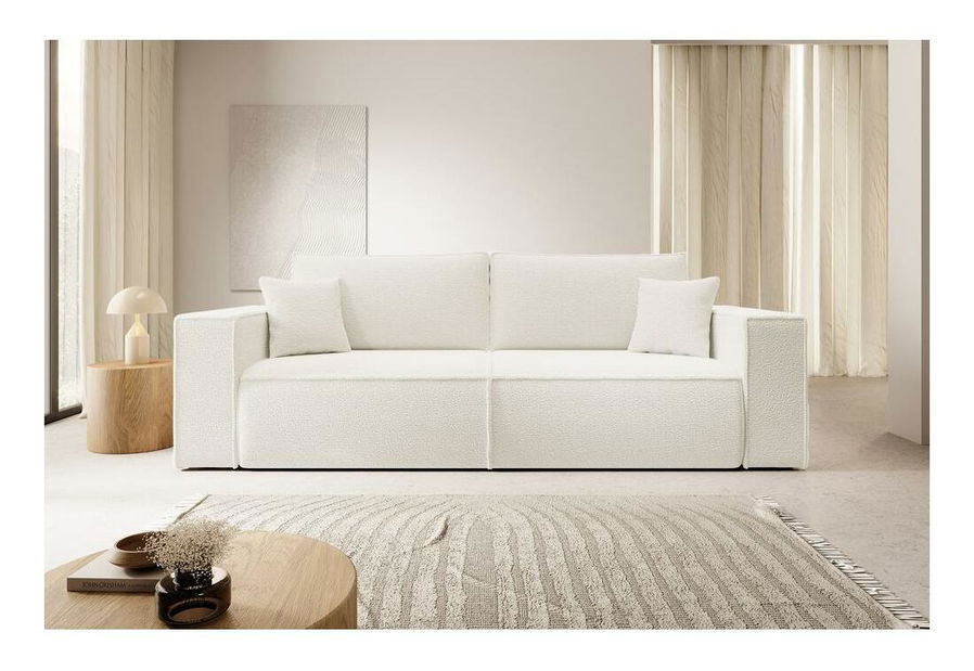 Pohovka třísedačka Fatime (krémová)