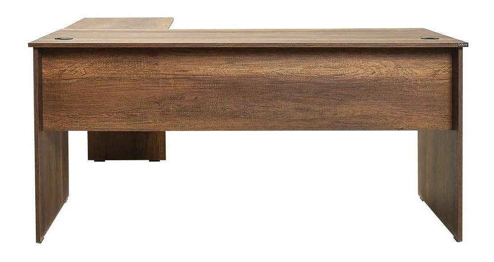 Rohový PC stolek Raven (ořech)