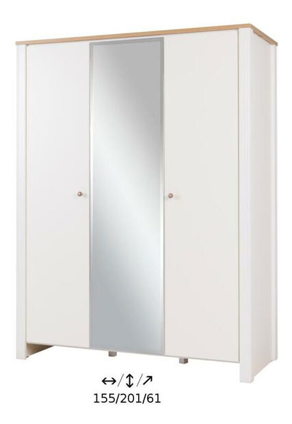 Šatní skříň Berkeley B9 *výprodej