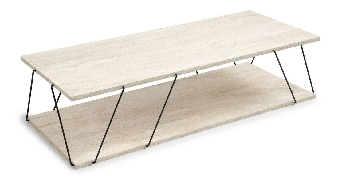 Konferenční stolek Liana (černý mramor)