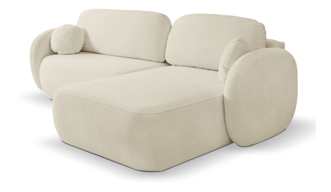 Rohová sedací souprava Onyx (krémová) (P)