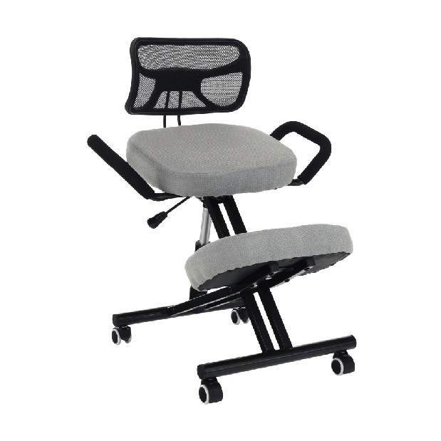 Ergonomická kancelářská židle Rusu (šedohnědá)