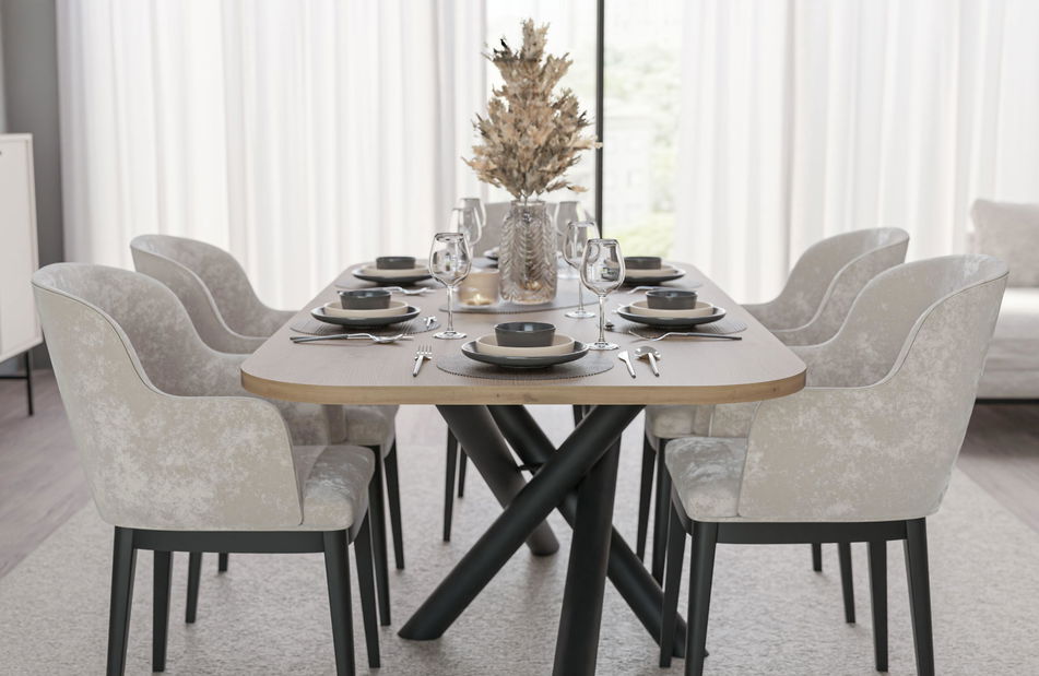 Jídelní stůl Ossla (dub artisan)