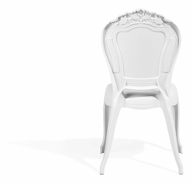 Set 2ks. jídelních židlí Vitton (bílá)