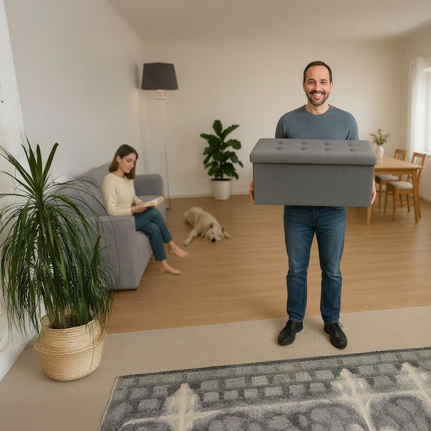 Taburetka Traslucido (šedá) (s úl. prostorem)