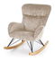 Houpací křeslo Caster (béžová)