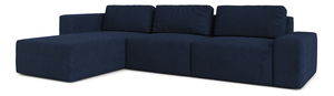 Rohová sedací souprava Berliner (L) (tmavě modrá)