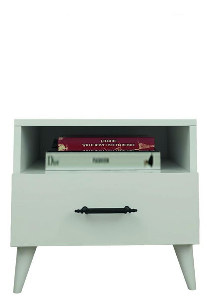 Noční stolek Larissa 501 (bílá) *bazar