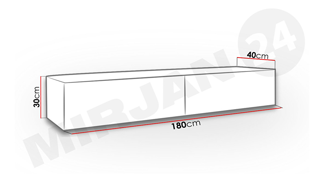 TV stolek/skříňka Zylia 180 (wotan)
