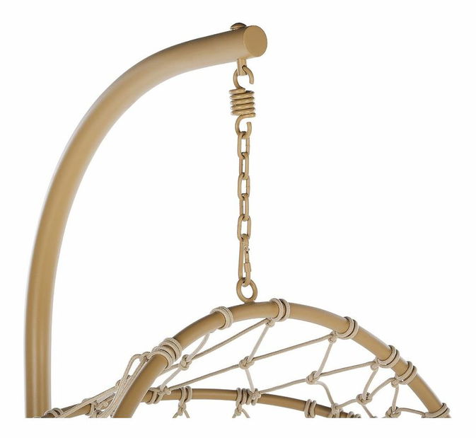 Závěsné křeslo Adrina (béžová)