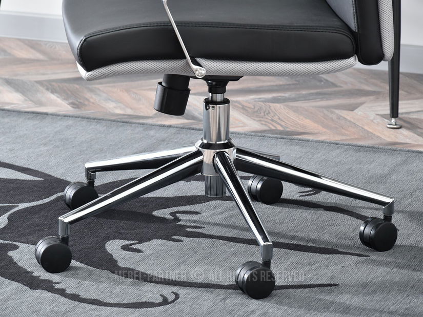 Křeslo Blondie (černá + chromová)