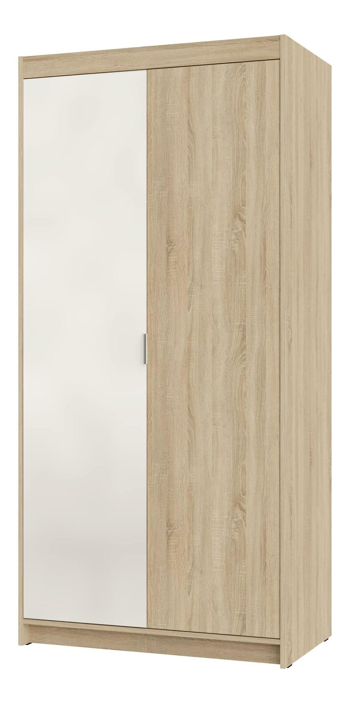 Šatní skříň se zrcadlem Elanor I (dub sonoma)