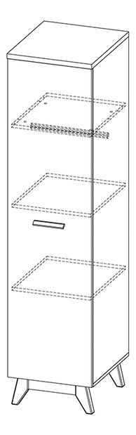 Policová skříň Sverdon SV2