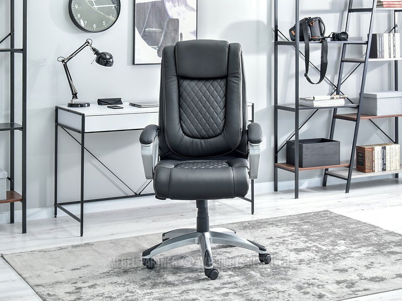 Křeslo Gabby (černá + šedá)