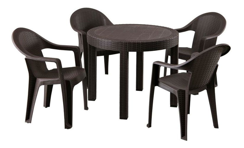 Zahradní židle Zanjar (hnědá)