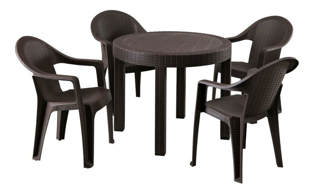 Zahradní židle Zanjar (hnědá)