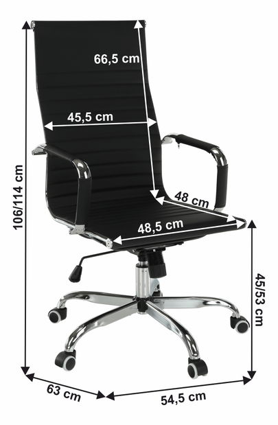 Kancelářské křeslo Azurio 2 (černá)