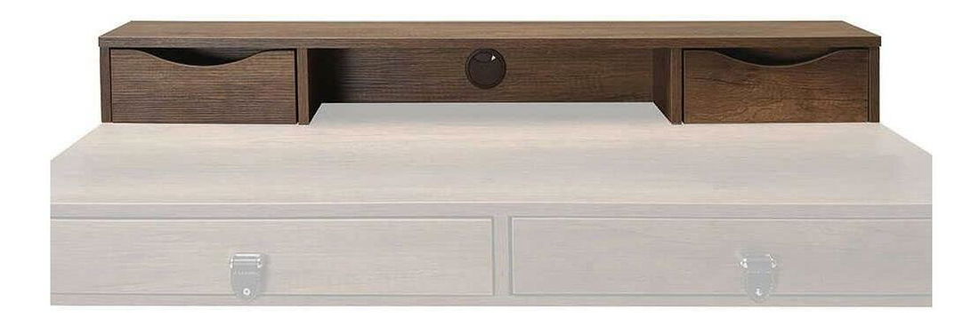 Nástěnná police Cordelia (ořech)