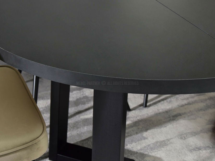 Jídelní stůl Aceptar (černá + krémová)