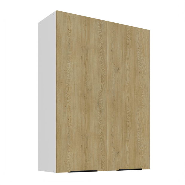 Horní kuchyňská skříňka Carminia 80 G-108 2F (dub cremona + bílá)