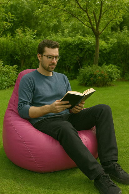 Sedací pytel Derisin (růžová)