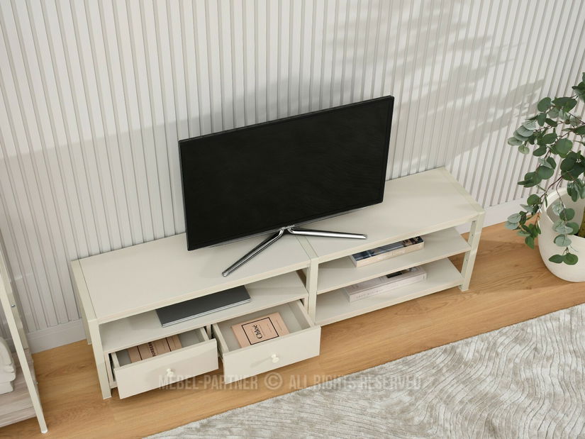 TV stolek/skříňka Empantana (krémová)