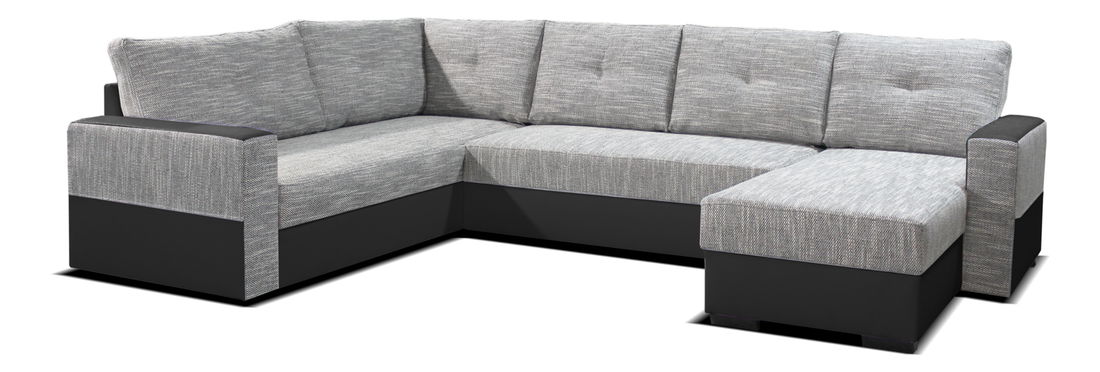 Rohová sedací souprava U Arenna LB+2+L (P) (s taburetem)