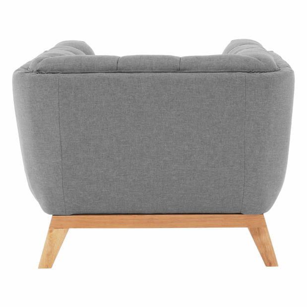 Moderní křeslo Evara (šedá)