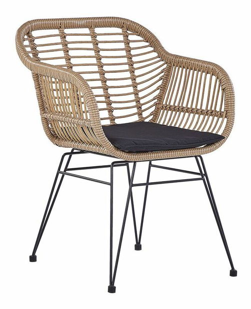 Zahradní set Tropico (přírodní) (s polštáři) (pro 2 osoby)