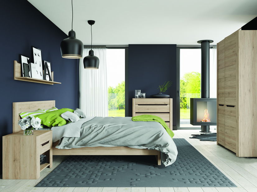 Komoda Dessum 11 (dub sanremo + hnědá)