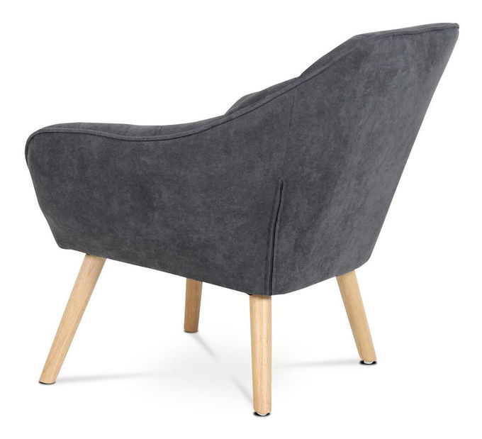 Křeslo Ahondado (tmavě šedá)