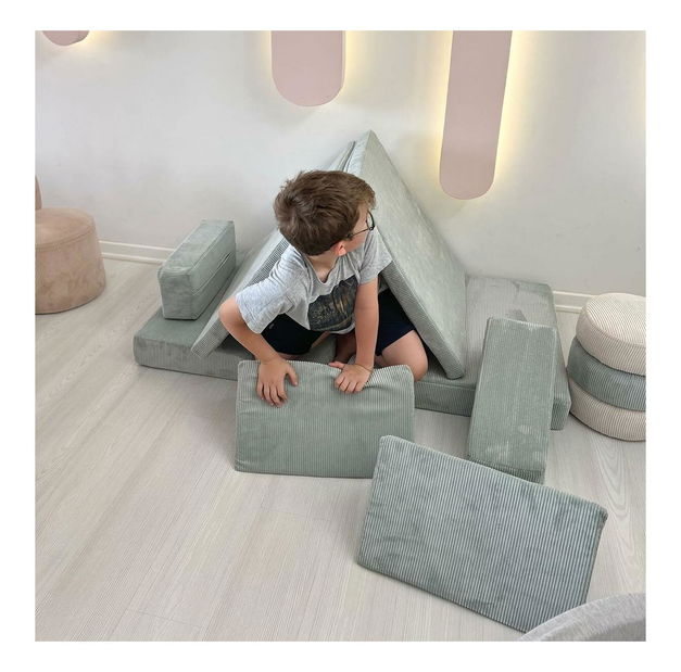 Pohovka dvousedačka Puella (modrá)