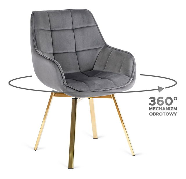 Jídelní židle Mediocre (šedá)