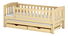 Dětská postel 90 cm Amalia (s roštem a úl. prostorem) (borovice)