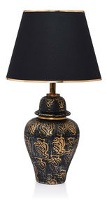 Stolní lampa Noxortta 1 (černá + zlatá)